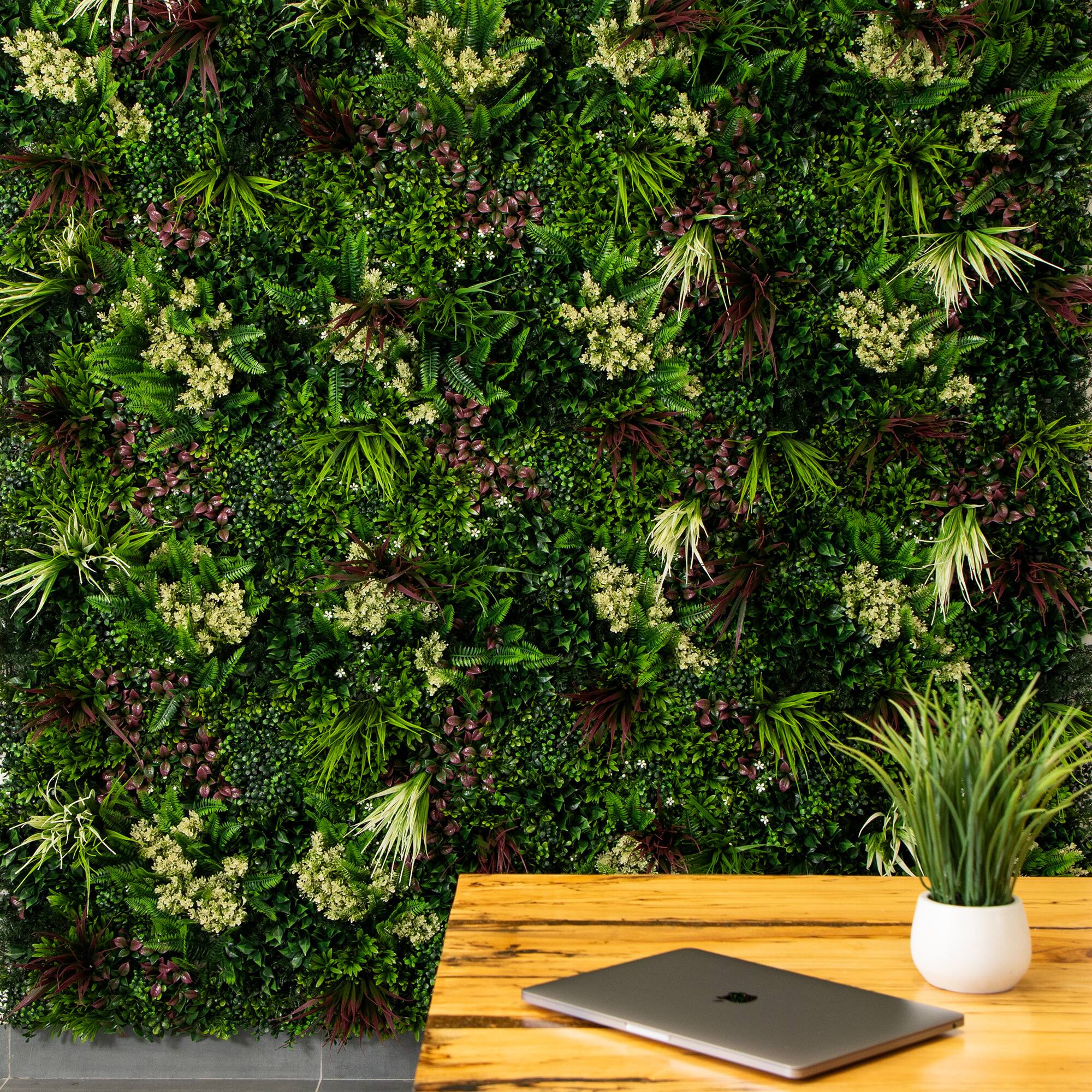 20" Corfu Island Artificial Living Wall Panels, 3ct.